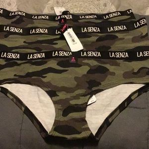 9 pair NWT army print panties